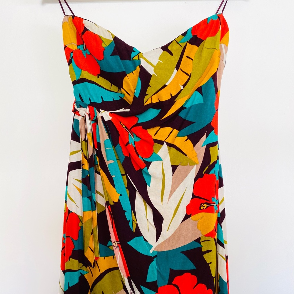Tropical dress, size XS, worn once!
